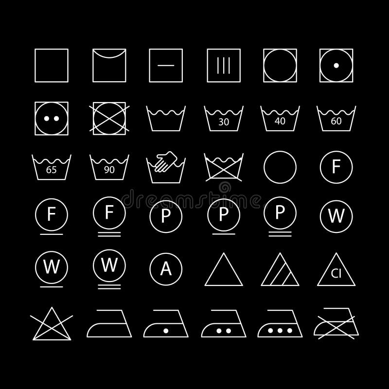 Japanese Washing Symbols