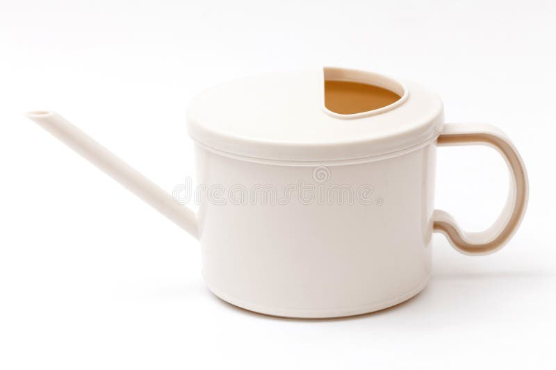 White watering can stock photo. Image of flower, agriculture 29069232