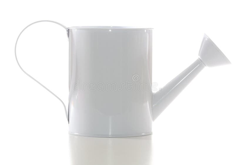 White watering can stock photo. Image of flower, agriculture 29069232
