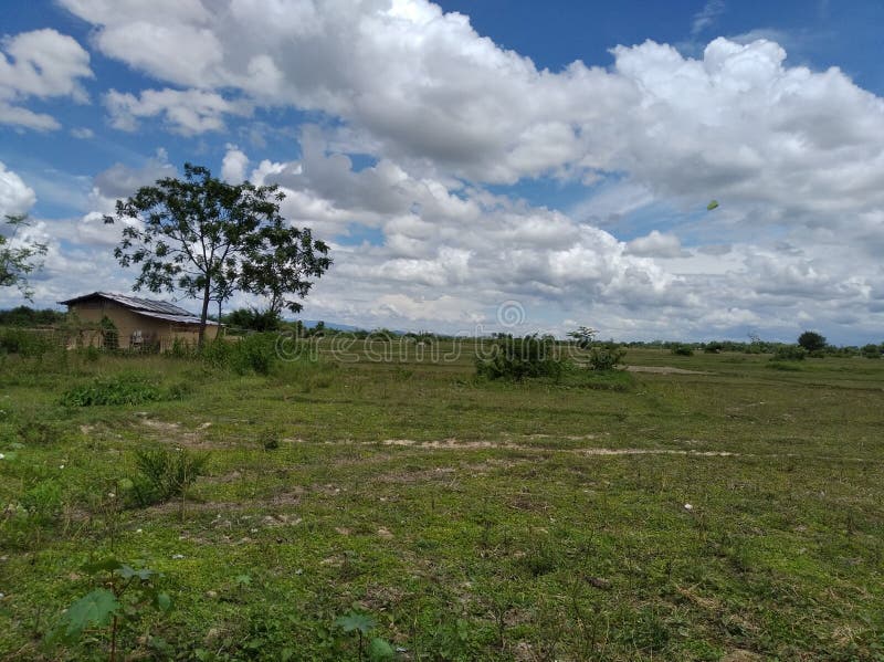 White Weather Greenfield Oild House Stock Image Image of pasture, mountain 196280209