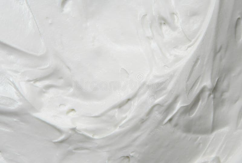White Whipped Texture. Latte Foam, Whipping Cream, Stock Photo Image