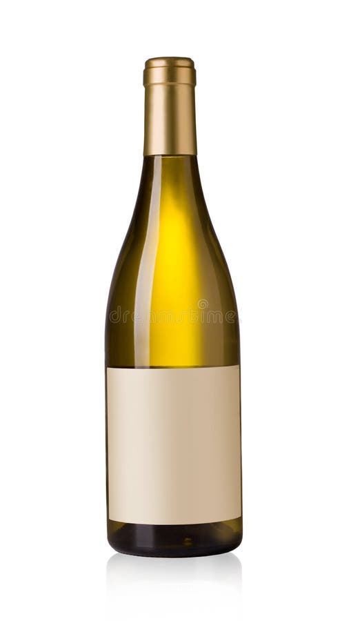 White wine bottle stock photo. Image of product, full 26708442
