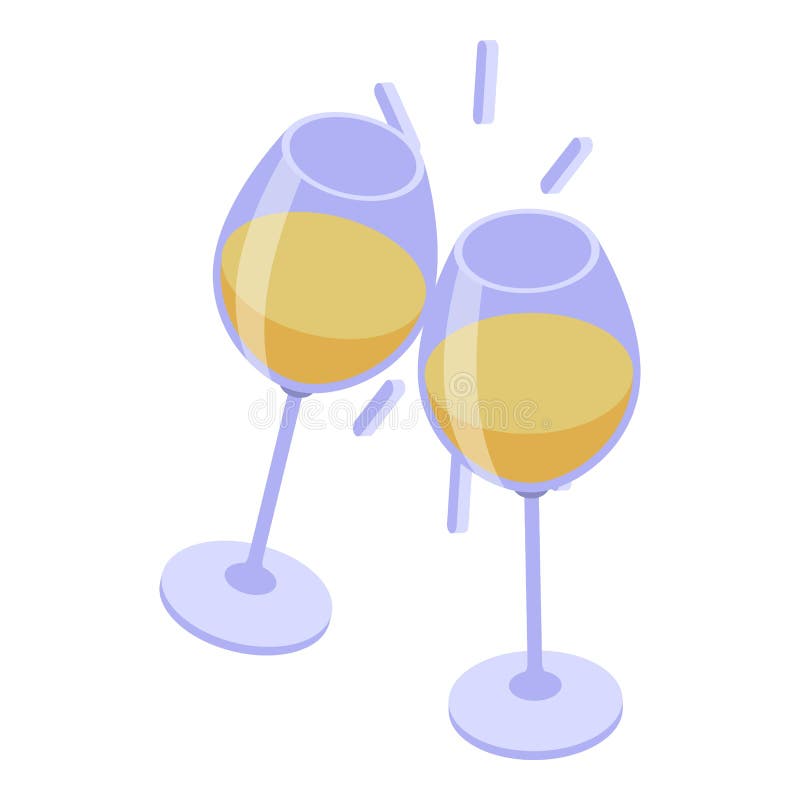 White Wine Glass Cheers Icon, Isometric Style Stock Vector - Illustration of drink, beverage: 202905310 White Wine Glass Cheers Icon, Isometric Style Stock Vector - Illustration of drink, beverage: 202905310