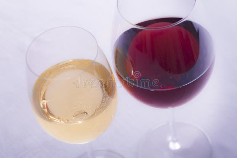White wine and red wine stock photo. Image of beverage 28502150