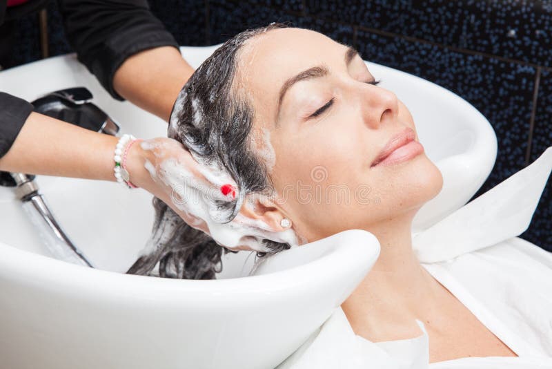 White Woman Getting a Hair Wash in a Beauty Salon Stock Photo - Image of blue, people: 102439820 White Woman Getting a Hair Wash in a Beauty Salon Stock Photo - Image of blue, people: 102439820