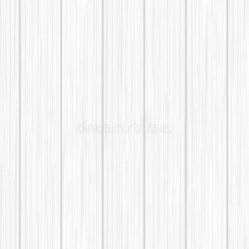 White Wood Planks. Seamless Pattern. Wooden Texture. Stock Vector