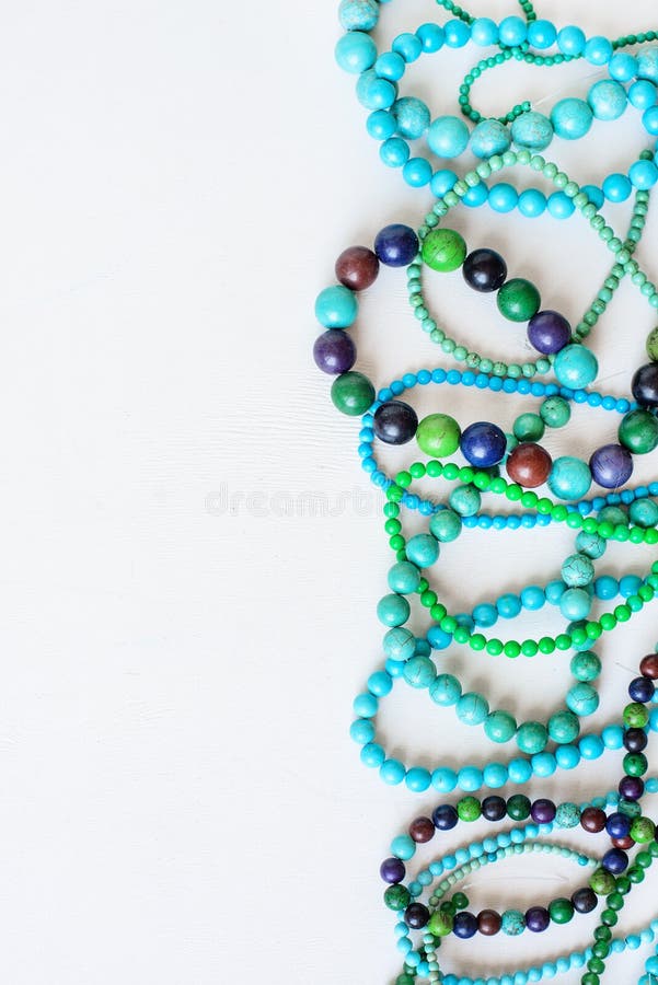 Colorful beads background