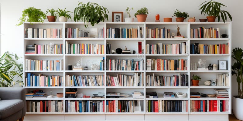 Bookcase Zoom Background Stock Photos - Free & Royalty-Free Stock