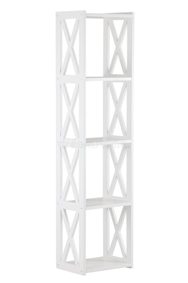 White wooden shelving stock image. Image of board, home 74766173