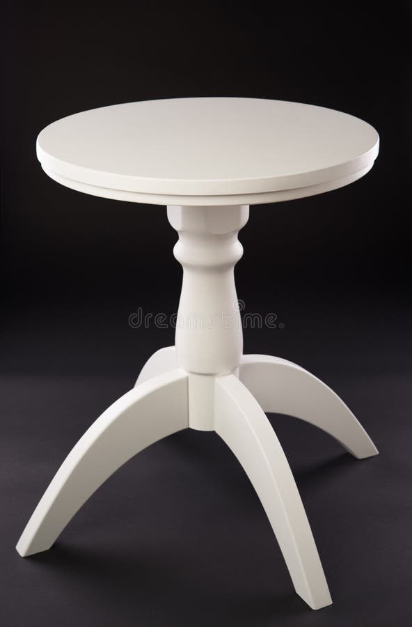 White Wooden table stock photo. Image of household, appliance 29258708