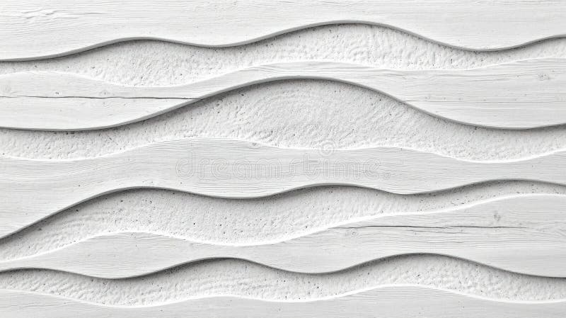 A white wooden wall with a textured surface. royalty free stock image