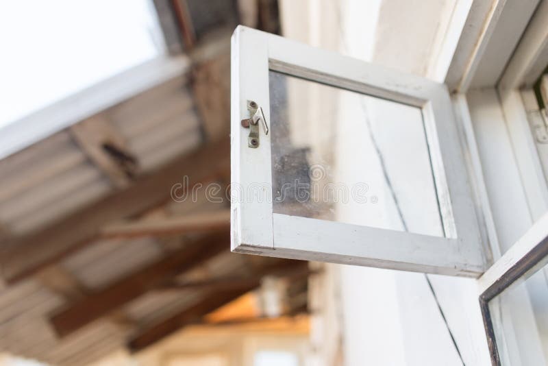 White wooden window pane stock photo. Image of shutters - 107751492