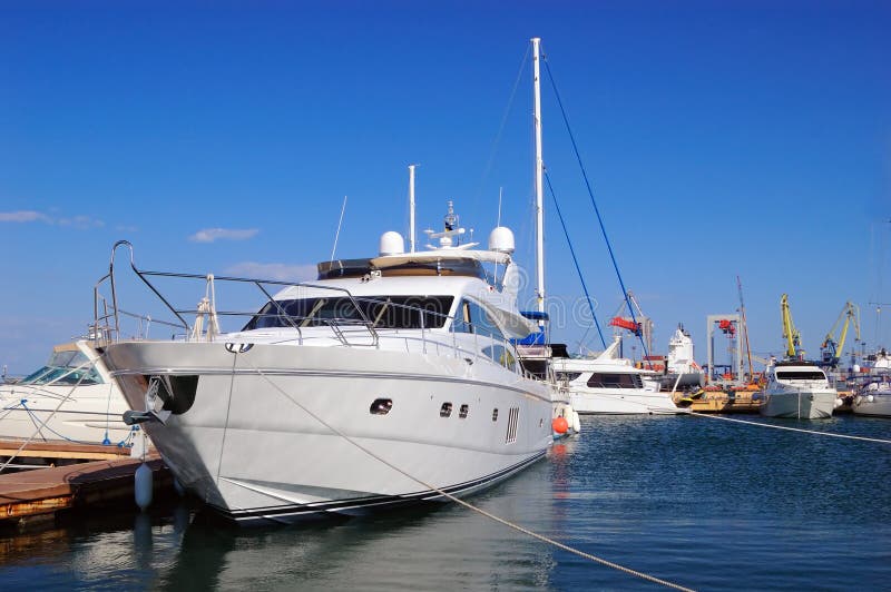 White yacht