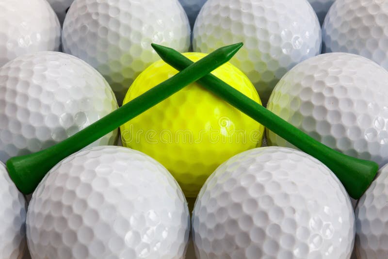 Golf balls and tees stock photo. Image of objects, tees 29798094