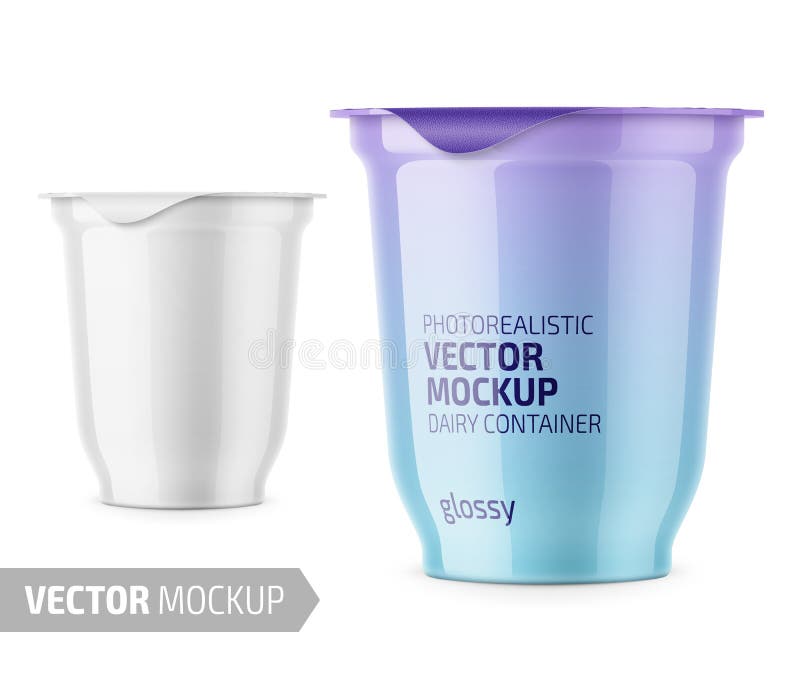 Psd Mockups Mockup Pot De Yaourt Png