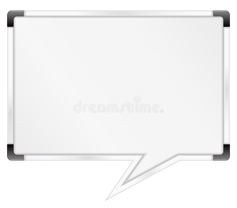 Whiteboard stock illustration