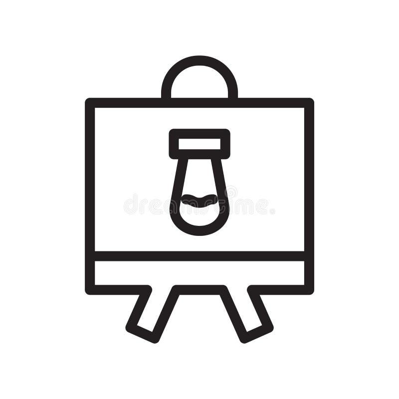 Whiteboard Icon Vector Isolated on White Background, Whiteboard Stock