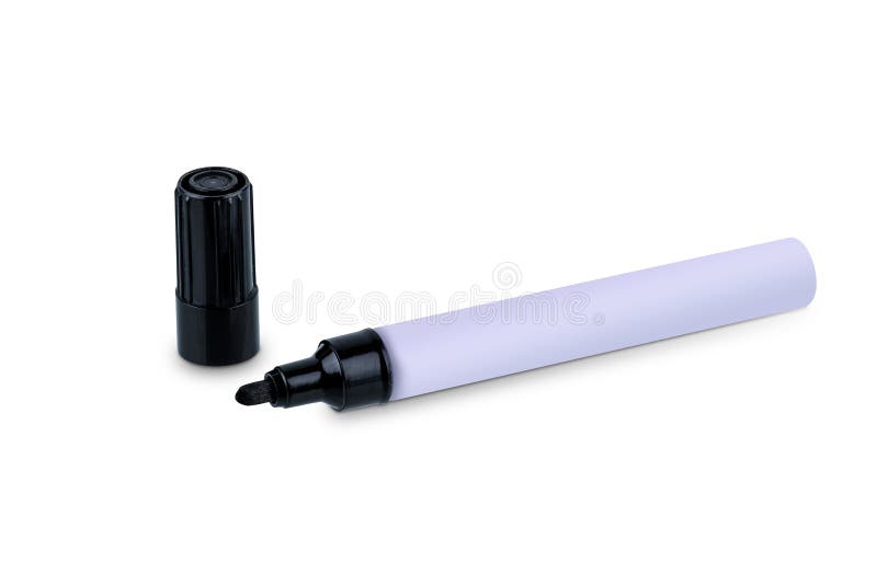 Whiteboard marker isolated on white background