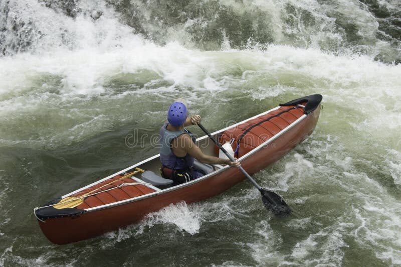 Whitewater Canoeist