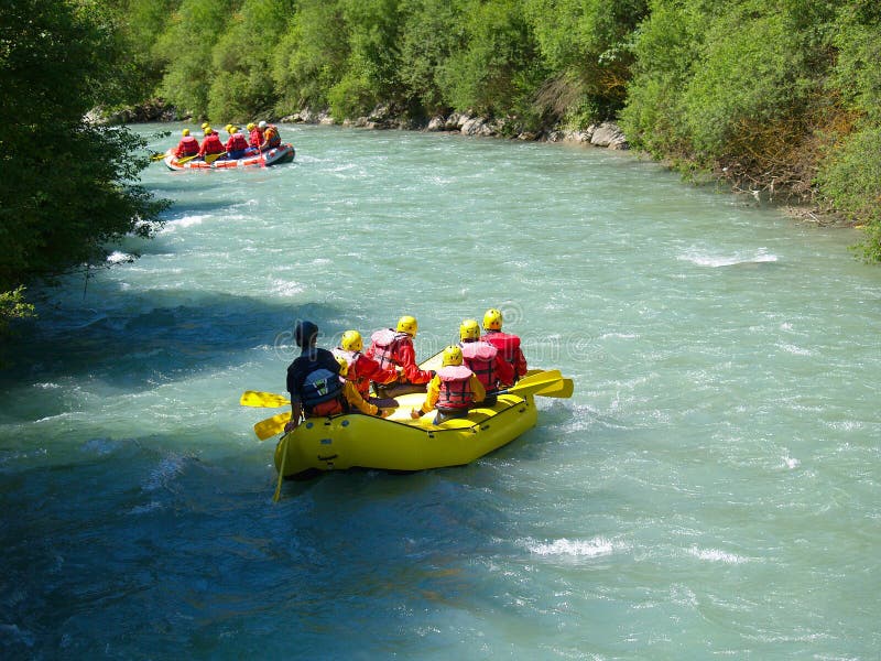 Whitewater Flößen lizenzfreies stockbild Whitewater Flößen lizenzfreies stockbild