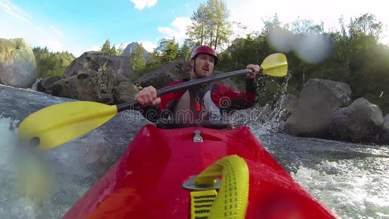 Whitewater kayaking