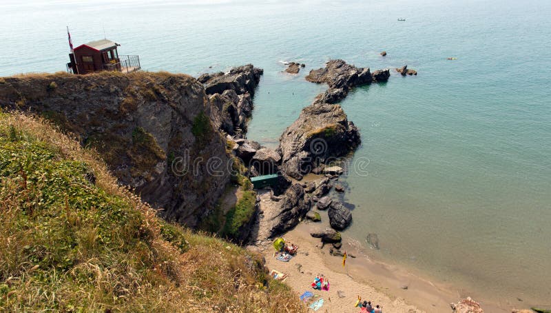 Whitsand Bay Cornwall coast England UK