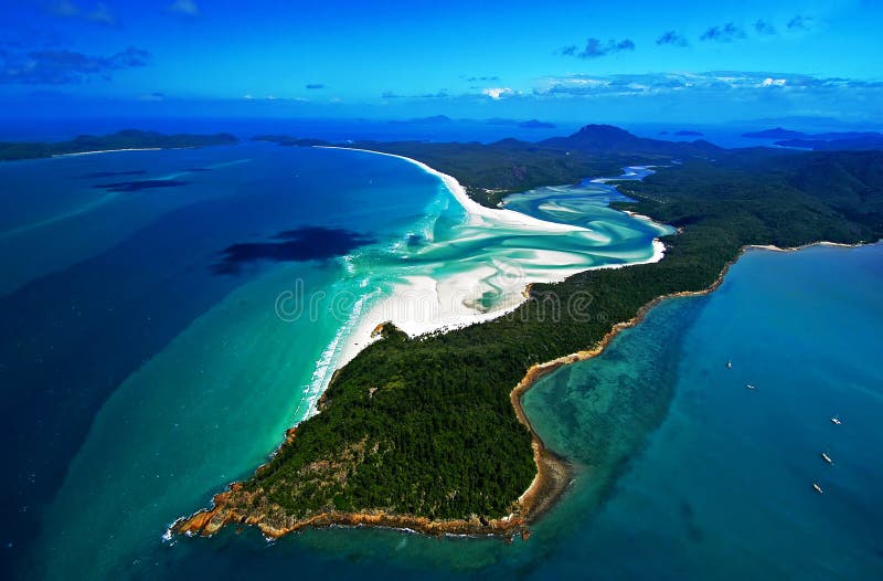 Vista aérea de famoso Playa islas de.