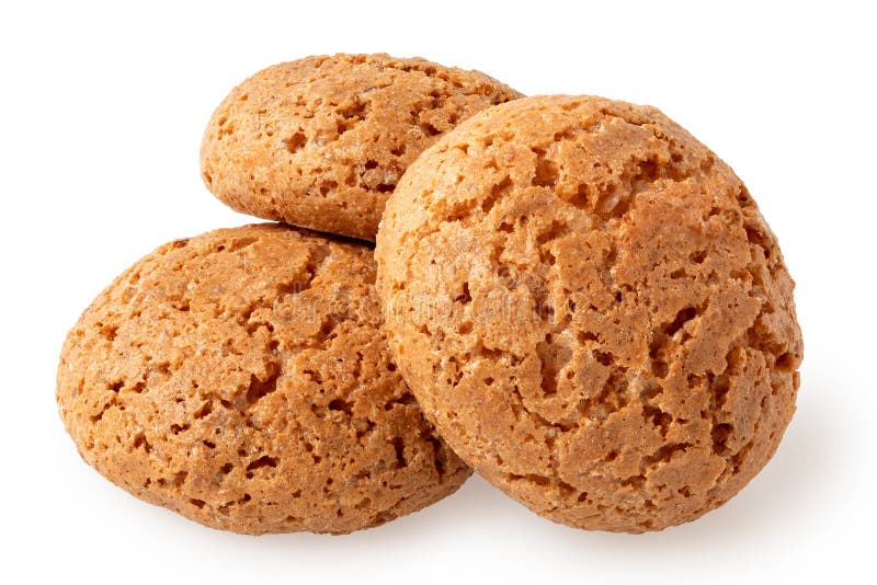 Whole amaretti biscuits stock image. Image of coffee 240120459