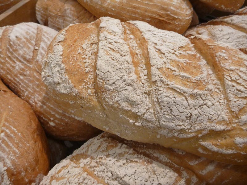 Whole Bread Sold at the Market Stock Image Image of cereal, gourmet