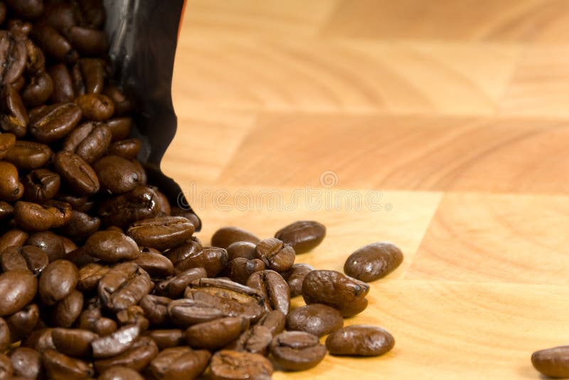 Whole coffee beans stock image. Image of beverage, seed 5516147