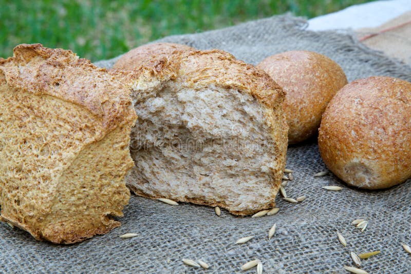 Whole grain bread stock image. Image of grain, food, fiber 58633861