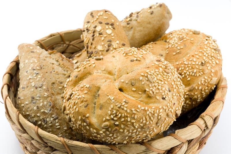 Whole grain core bun stock image. Image of delicatessen 40927871