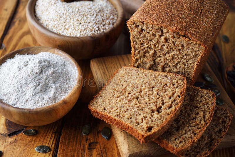 Whole Grain Diet Bread with Amaranth Stock Image Image of snack, food