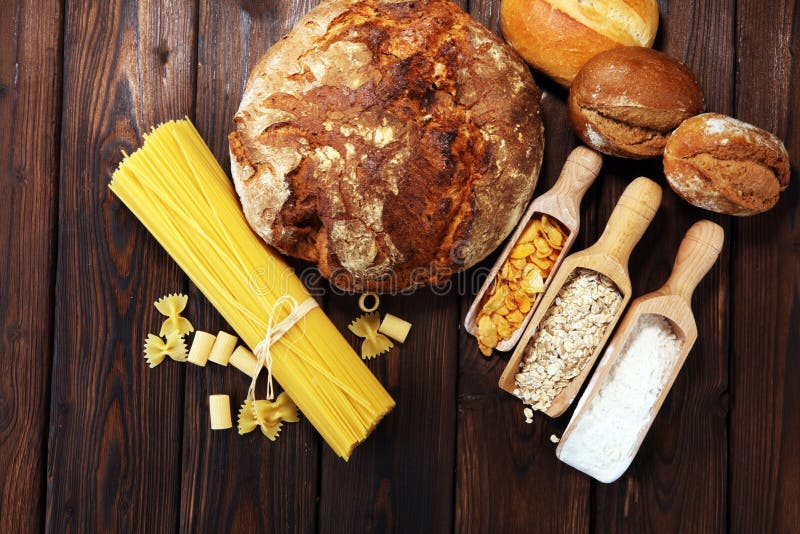 Whole Grain Products with Complex Carbohydrates Stock Image Image of cooking, flour 117521113
