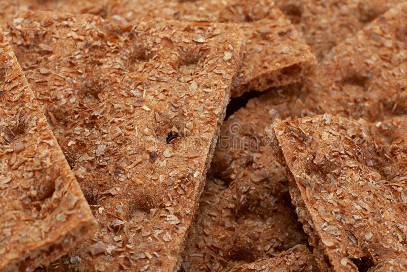 Whole grain rye crispbread stock image. Image of food 143693015