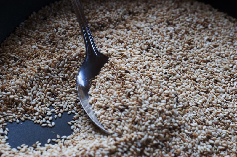 Whole grain sesame seeds stock photo. Image of seed, food 70648582