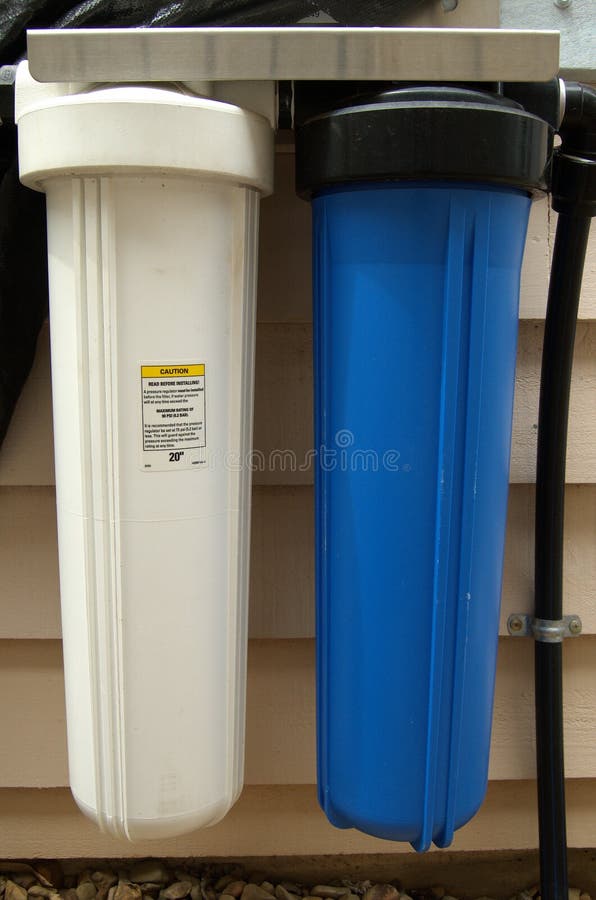 Whole House Water Filter (fitted) Stock Image Image of purify, clean