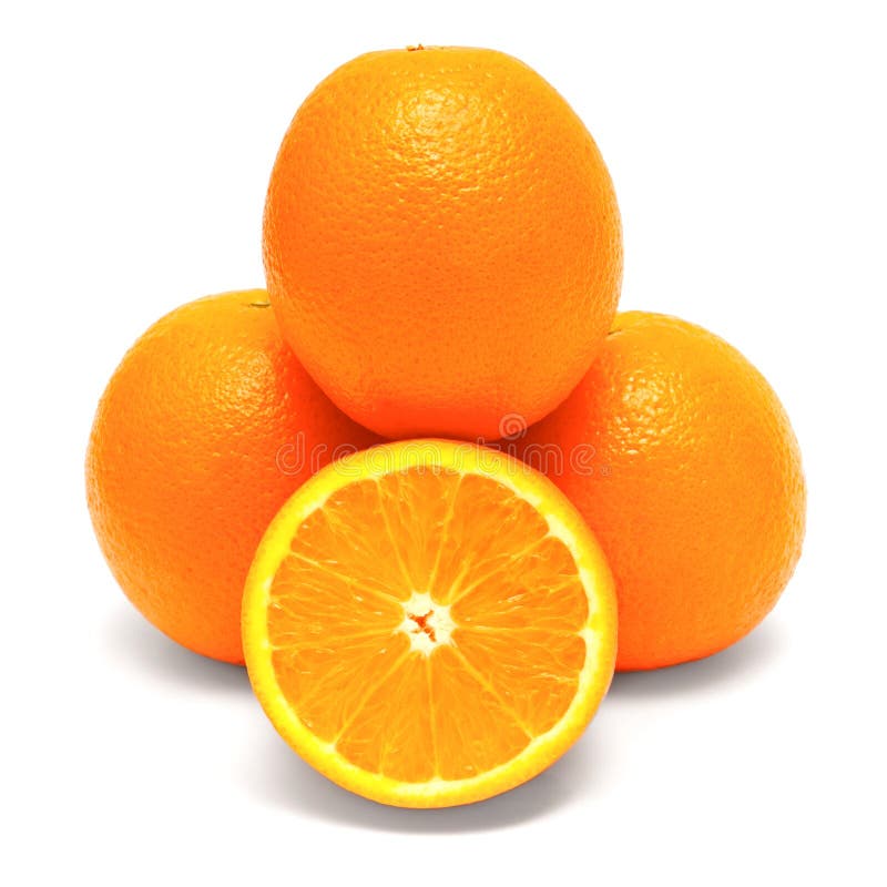 126 Whole Orange Fruit His Segments Cantles Stock Photos Free