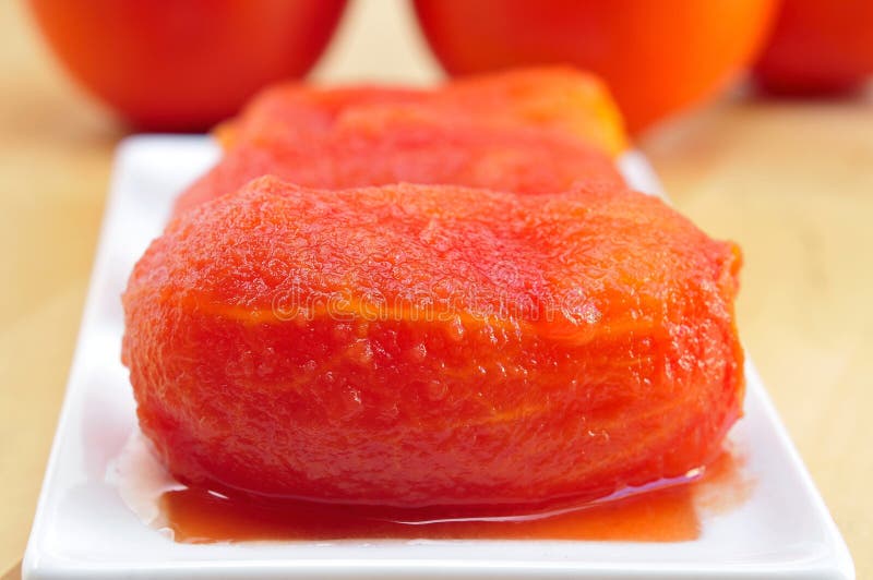 Whole peeled tomatoes