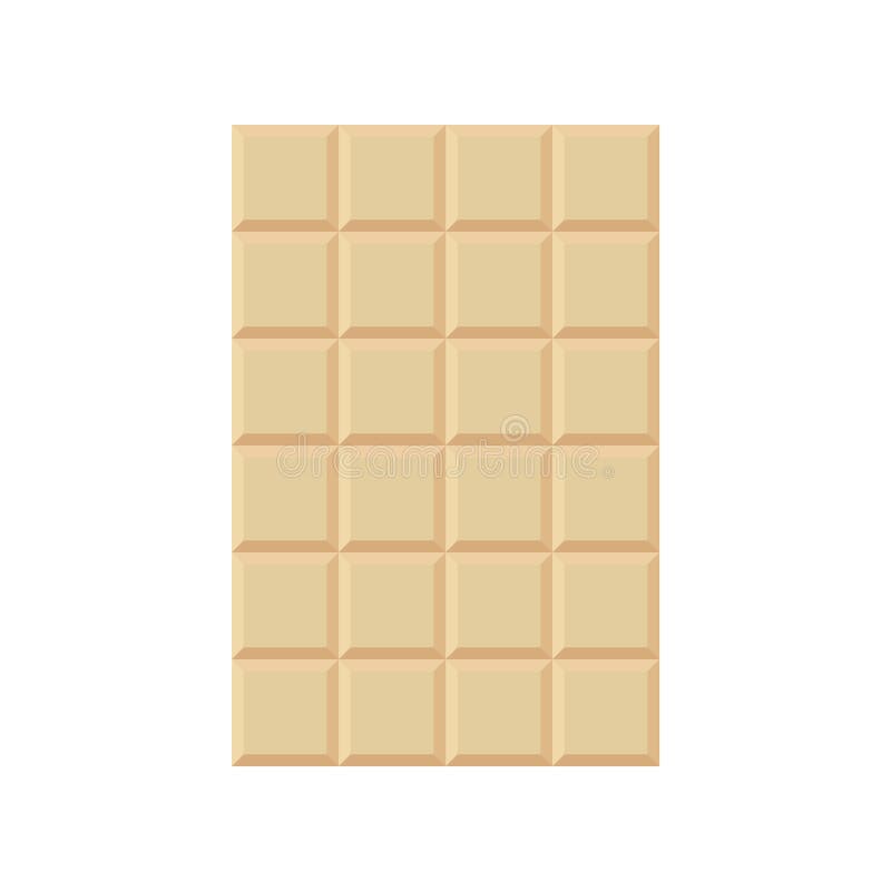 Square Pieces of Milk Chocolate Bar with Chocolate Chips on Gray