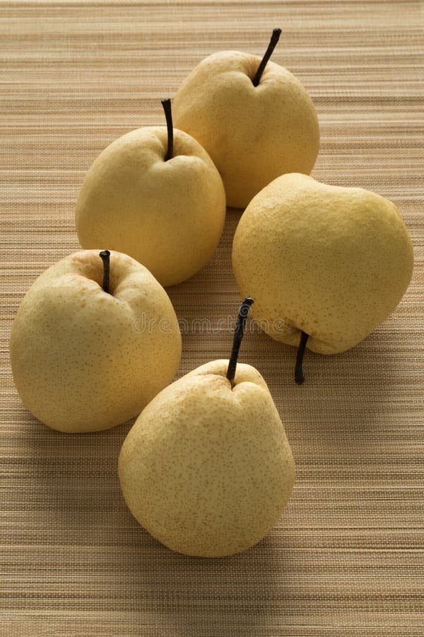 Whole Nashi pears stock image. Image of pear, food, whole 16606879