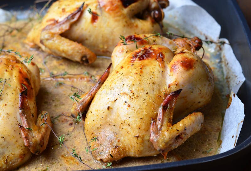 Whole Roasted Chicken stock photo. Image of roasted 114574070