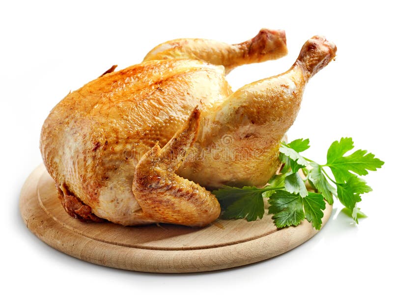 Whole roasted chicken