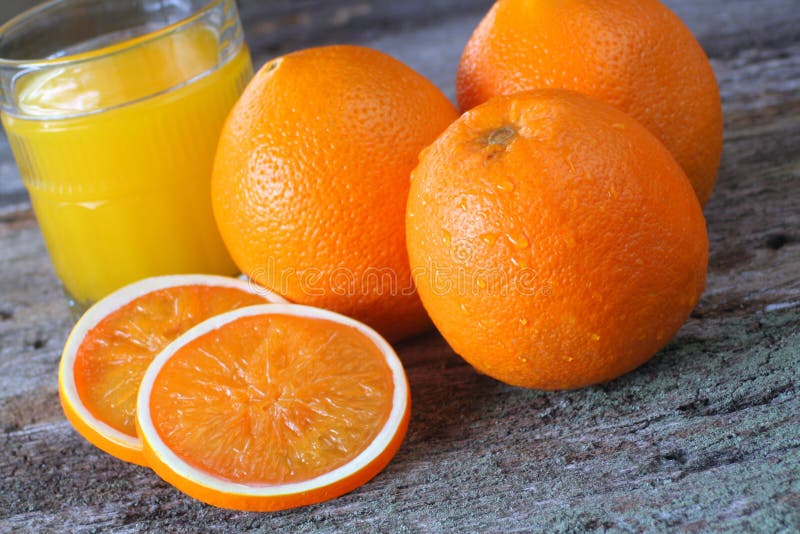 Whole and Sliced Fresh Oranges Stock Image Image of details