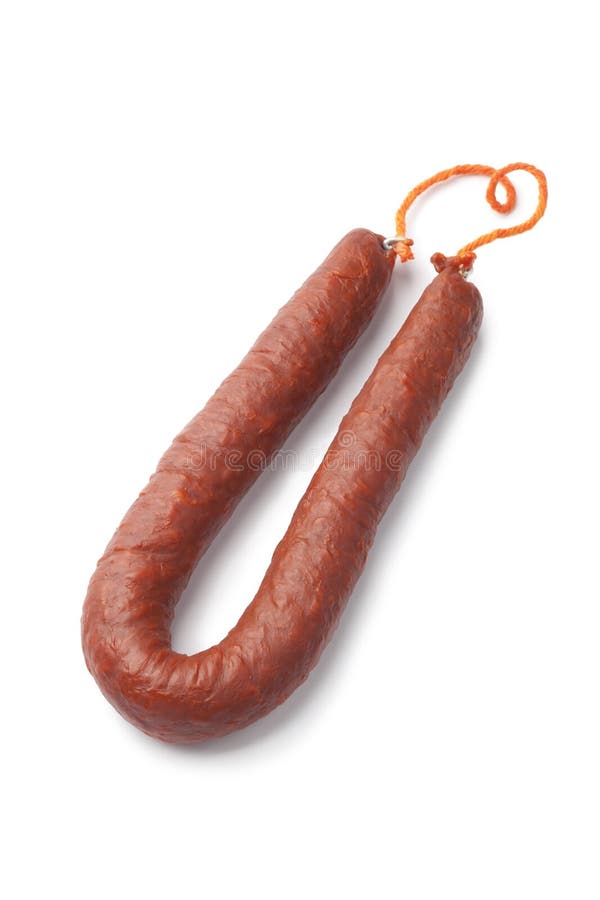 Whole Spanish Chorizo Sausage Stock Photo Image of horizontal