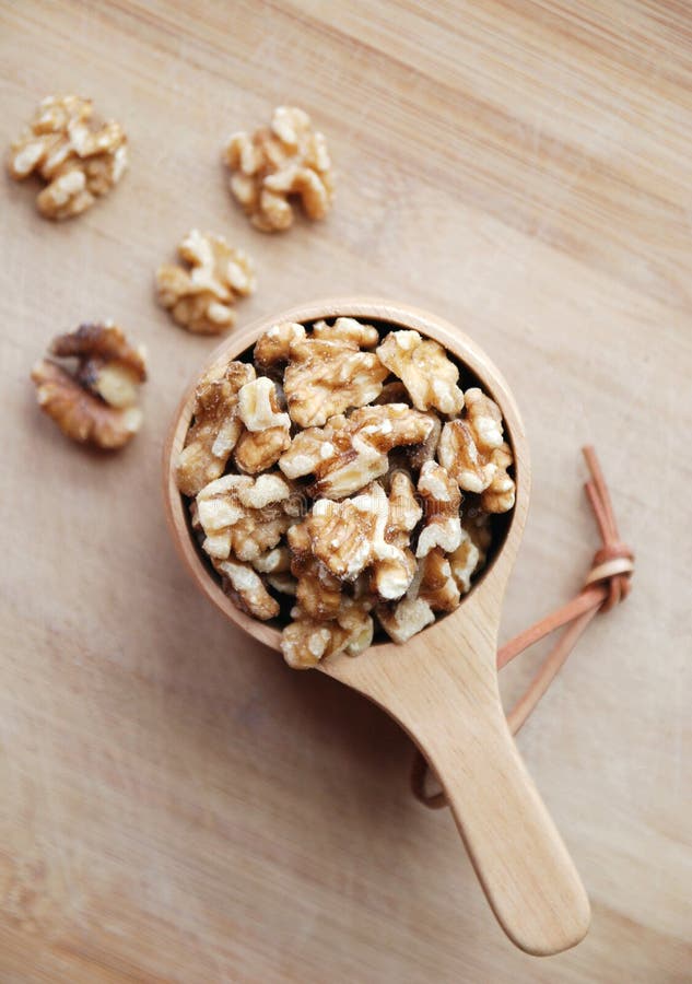 Cup of walnuts stock image. Image of lifestyles, brown 6960687