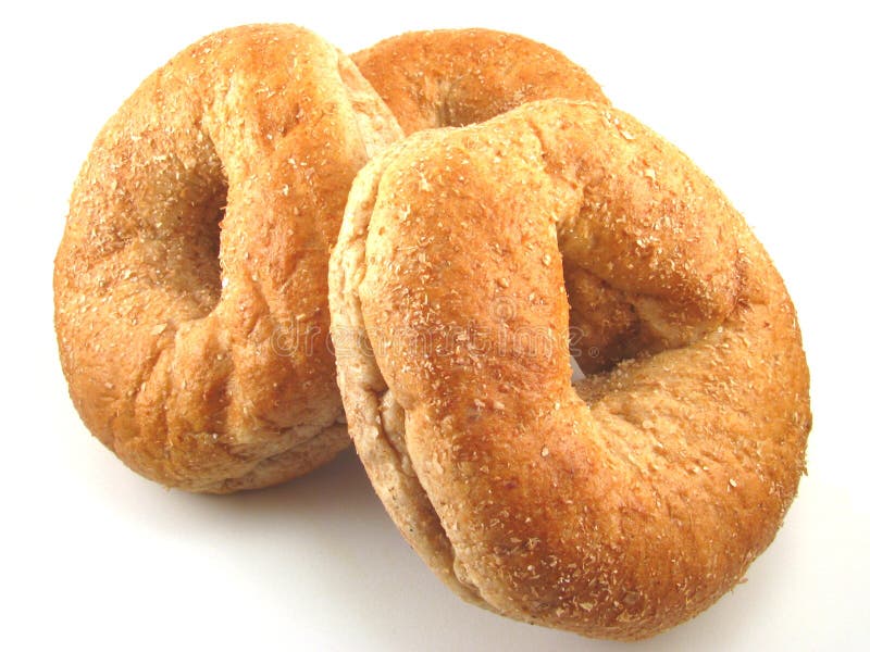 Whole Wheat Bagels stock photo. Image of fresh, food, nutrition 8941854