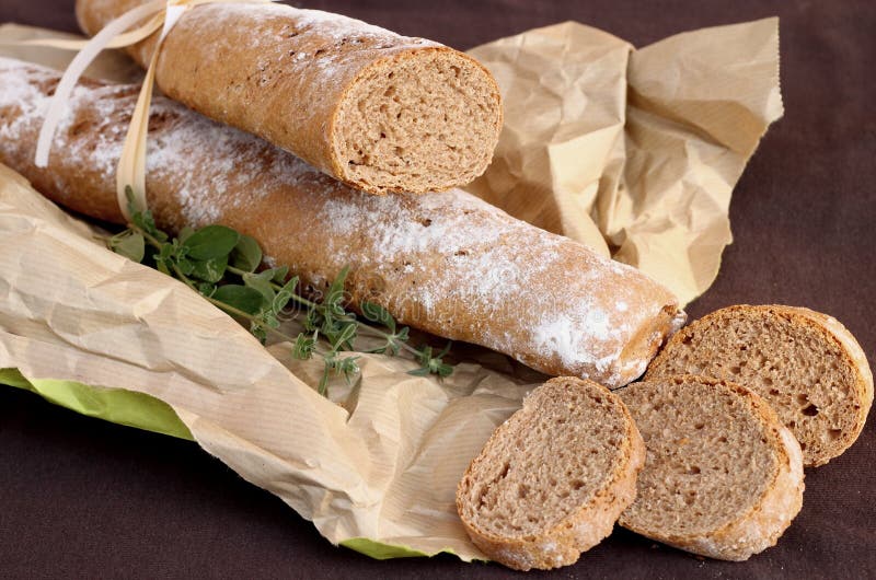 Whole wheat bread stock image. Image of rolls, vitamins 19654481