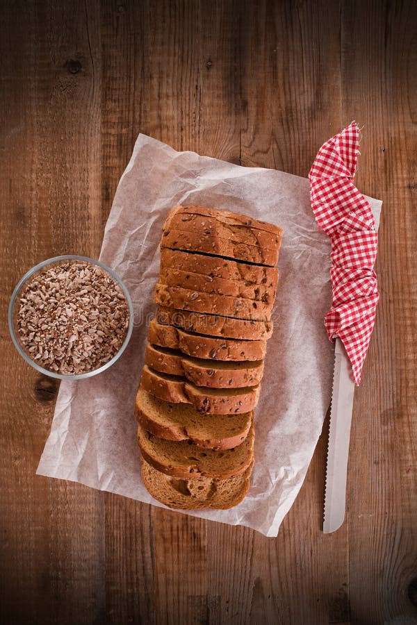 Whole wheat bread. stock photo. Image of loaf, grain 84470884