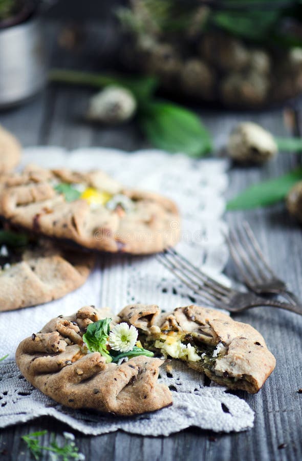 Whole wheat galette stock image. Image of food, crust 54263519